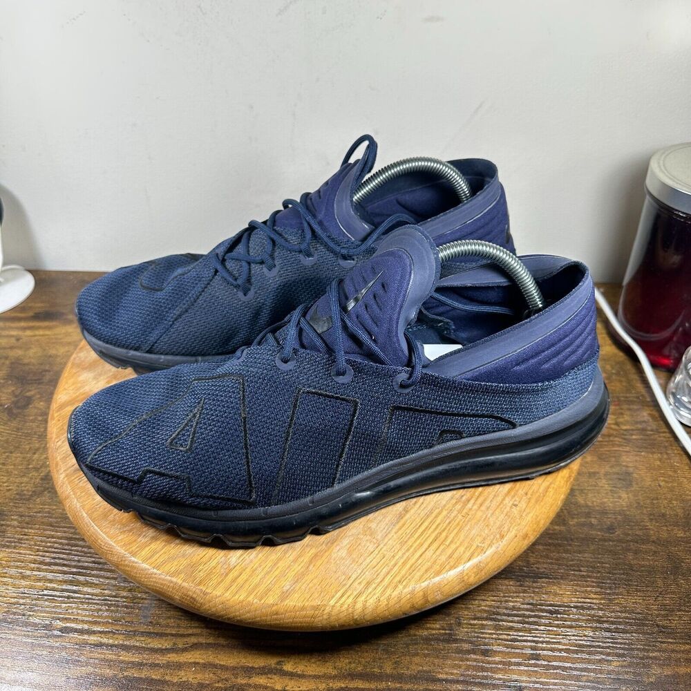 Nike Air Max Flair Navy Blue Shoes Mens Size 12 Blue Black 942236-402 - Picture 3 of 8